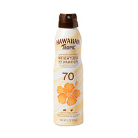 Thumbnail for Hawaiian Tropic Weightless Hydration Sunscreen Spray SPF 70, 6oz | High SPF Sunblock, Oxybenzone Free, Hawaiian Tropic Spray Sunscreen, 6oz