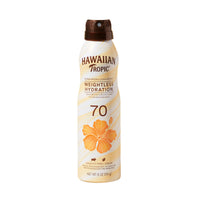 Thumbnail for Hawaiian Tropic Weightless Hydration Sunscreen Spray SPF 70, 6oz | High SPF Sunblock, Oxybenzone-Free, Hawaiian Tropic Spray Sunscreen, 6oz