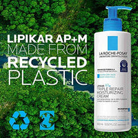 Thumbnail for La Roche-Posay Lipikar AP+ Triple Repair Moisturizing Cream, Face & Body Lotion For Dry Skin, Shea Butter & Niacinamide Moisturizer, Gentle Face & Body Cream For Dry, Rough & Sensitive Skin