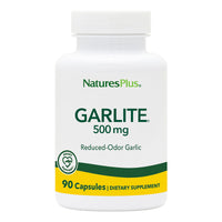 Thumbnail for NaturesPlus Garlite Odorless Garlic - 90 Capsules - Vegetarian, Gluten Free - 90 Servings