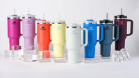 Thumbnail for STANLEY Quencher H2.0 Tumbler with Handle and Straw 40 oz | Flowstate 3-Position Lid | Cup Holder Compatible for Travel | Insulated Stainless Steel Cup | BPA-Free | Blue Spruce