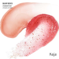 Thumbnail for Kaja Lip Bento Balm + Scrub | with Coconut Oil, Coral Finish, Moisturize, Exfoliate, Smoothes Lips, Compact Travel Size, Strawberry Rosé, 0.4 Oz