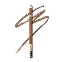 Thumbnail for LAURA GELLER NEW YORK Bravo Brows Soft Pencil + Brush, Medium Brown