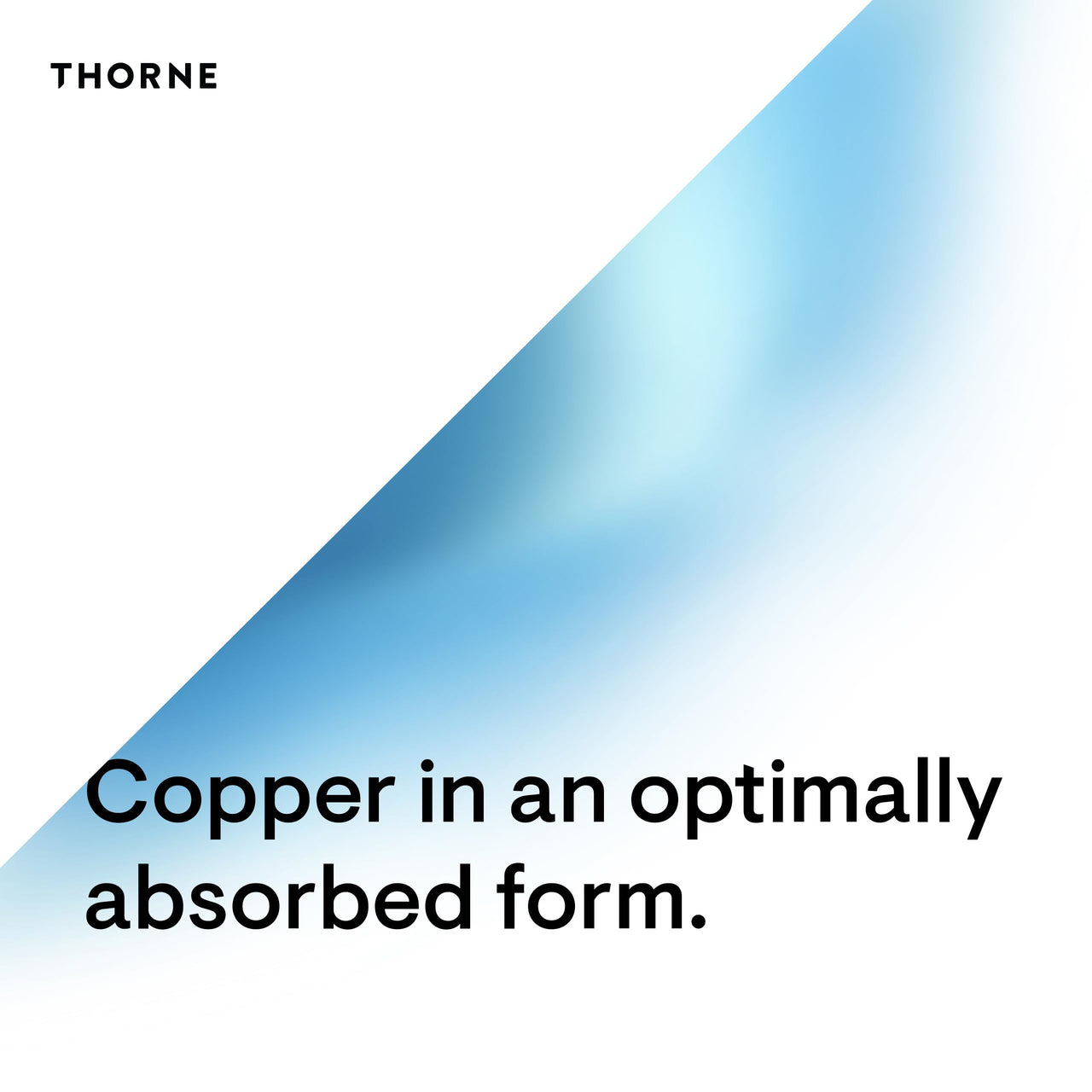THORNE Copper Bisglycinate - Well-Absorbed Trace Mineral Supplement - 60 Capsules