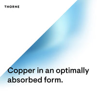 Thumbnail for THORNE Copper Bisglycinate - Well-Absorbed Trace Mineral Supplement - 60 Capsules