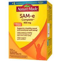Thumbnail for Nature Made SAM-e Complete 400 mg. Tablet (Helps Support Healthy Mood & Joint Comfort) 60 Count