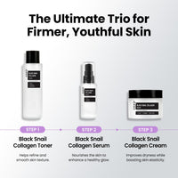 Thumbnail for coxir Black Snail Collagen Serum – Concentrated Snail Mucin Essence for Skin Resilience, Hydration & Smooth Texture | Lightweight Korean Facial Serum for Daily Moisture Care(1.69 fl.oz)