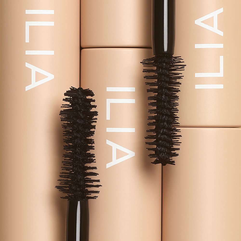 ILIA - Fullest Volumizing Mascara | Weightless, Buildable, Smudge + Flake-Free, Sensitive Eyes Safe | Full, Thick, Healthier Lashes | Non-Toxic, Vegan, Cruelty-Free (Full Size; 0.32 fl oz | 9.5 ml)