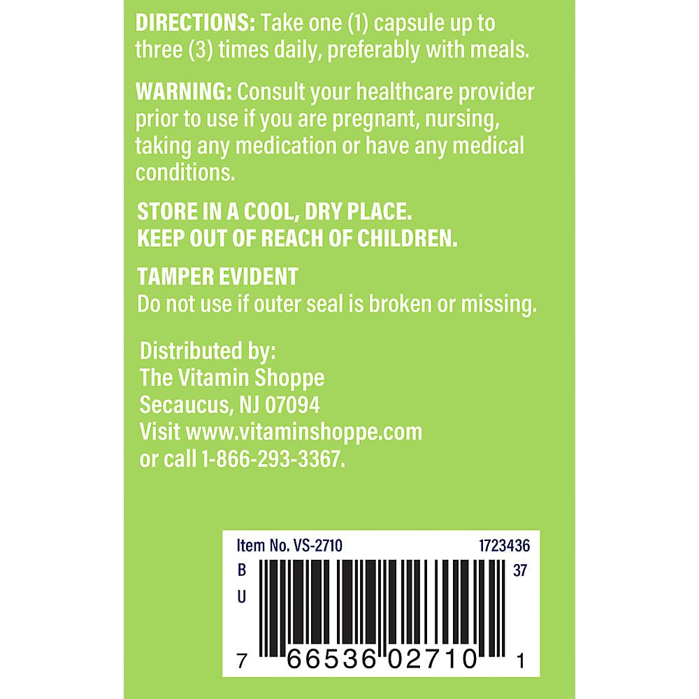 The Vitamin Shoppe Milk Thistle 175 MG - Liver Health Support, Detoxification & Antioxidant Protection (300 Capsules)
