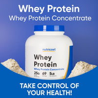 Thumbnail for Nutricost Whey Protein Powder, Unflavored, 5 pounds - from Whey Protein Concentrate