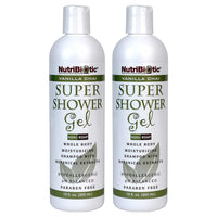 Thumbnail for NutriBiotic – Vanilla Chai Super Shower Gel, 12 Oz Twin Pack | Whole Body Shampoo with GSE & Botanical Extracts | pH Balanced, Non-Soap & Free of Gluten, Parabens, Sulfates, Dyes & Colorings
