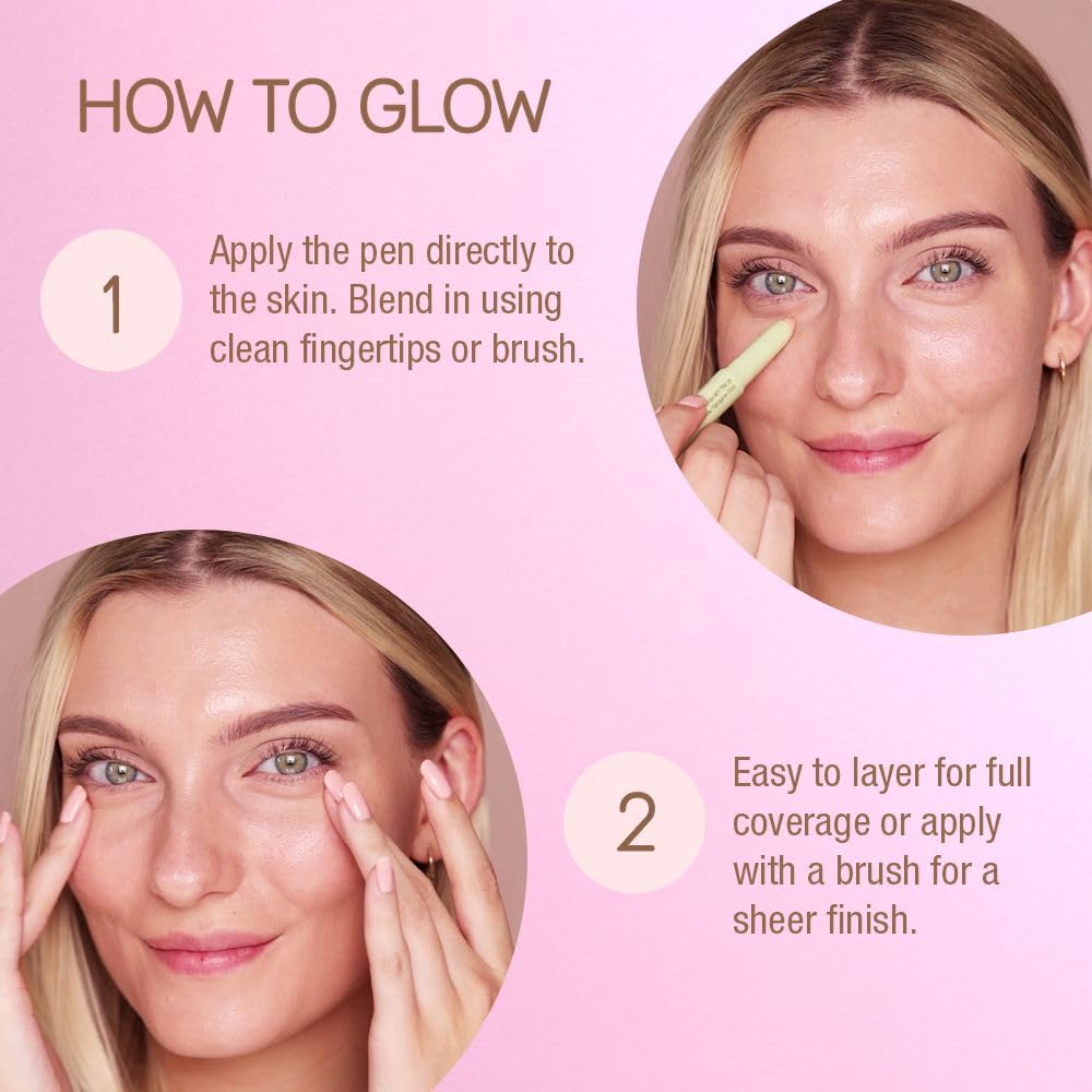 Pixi Beauty CC Crayon Bright Undereye, Concentrated Colour Correcting Pencil Concealer, Neutralize Under-Eye Darkness, For Fair to Tan Skin Tones 1.2g / 0.04oz