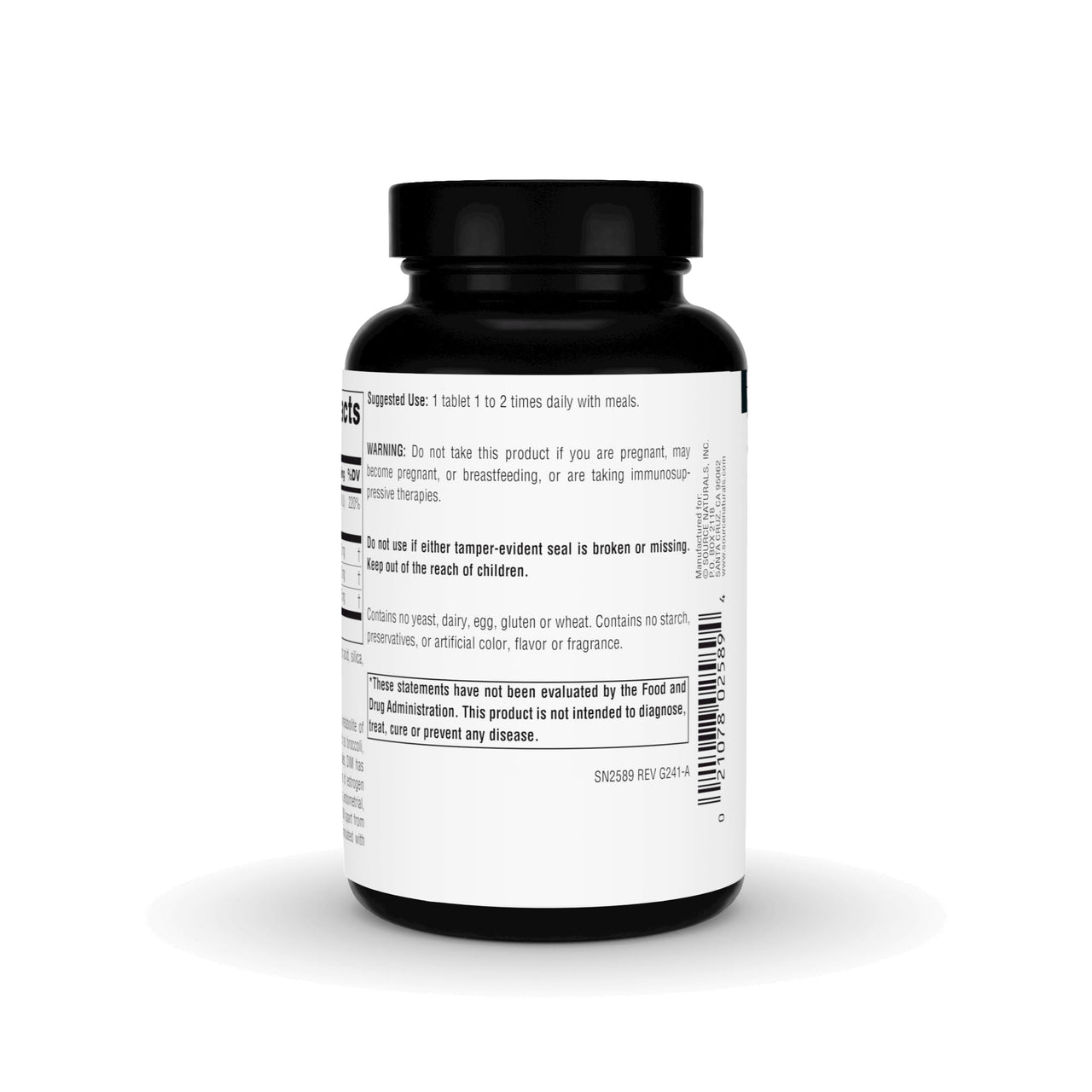 Source Naturals DIM, Diindolylmethane 200mg with BioPerine, Vitamin E & More - 60 Tablets