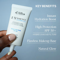 Thumbnail for d'alba Piedmont Italian White Truffle Waterfull Essence Sunscreen, Vegan Skincare, Lightweight Sunscreen with BROAD SPECTRUM SPF 50+, Glowy, Safe for all Skin Types, Korean Skin Care (1.69 fl. oz)
