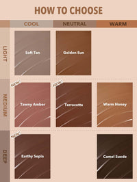 Thumbnail for SHEGLAM Sun Sculpt Cool Toned Liquid Contour Stick Long Lasting Cream Bronzer Makeup - Terracotta