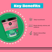 Thumbnail for Lola From Rio - Densidade - Hair Mask For Fine, Weak, Brittle Hair, and Hair loss Problems, Stimulate Hair Growth and Improves Hair Resistance, Density, and Volume 8.11 Fl-Oz