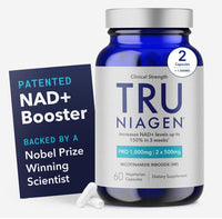 Thumbnail for TRU NIAGEN PRO NAD Supplement for Brain Function, Anti Aging, Cell Regeneration | Patented Niagen | Supports Cellular Energy | Nicotinamide Riboside (NR) | 30-1000mg Servings (2x500mg, Take 2 Daily)