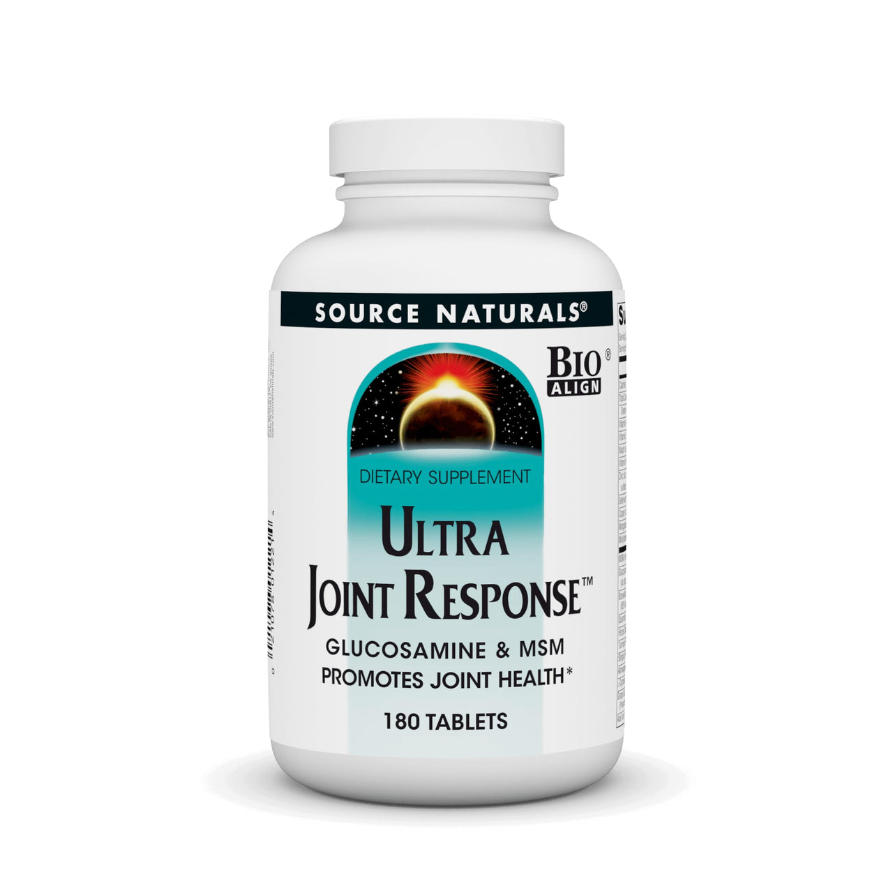 Source Naturals Ultra Joint Response, Glucosamine & MSM, Promotes Joint Health* - 180 Tablets