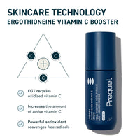 Thumbnail for Prequel Skin Lucent-C, Vitamin C Serum for Face. Professional Facial L-Ascorbic Acid, Ferulic Acid Formula with Niacinamide. Clinical Skincare for Luminous Firm Skin. 1oz Pump