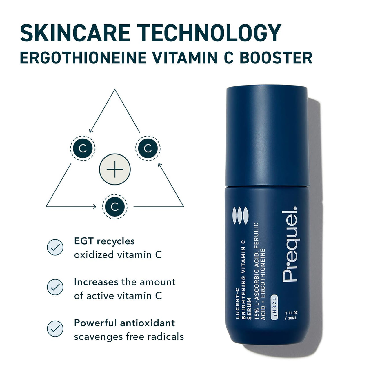 Prequel Skin Radiance & Hydration Duo: Lucent-C Vitamin C Serum and Multi-Quench Plumping Hydration Serum