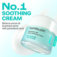 Thumbnail for numbuzin No.1 Pantothenic B5 Active Soothing Cream | Remove sebum and skin troubles, Pantothenic acid, Korean Skincare Gift for Women | 2.70 fl oz
