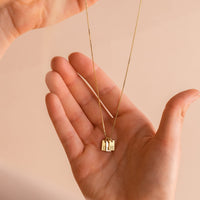 Thumbnail for Initial Necklaces for Women 14K Gold Plated Letter Necklace Dainty Name Pendant Necklace Personalized Christmas Gifts for Women Trendy Gold Jewelry