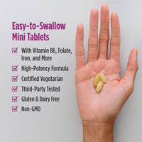 Thumbnail for Nordic Naturals Vegetarian Prenatal Multivitamin Minis - 90 Easy to Swallow Tablets - Highly Absorbable Multivitamin and Mineral Supplement to Support Pregnancy - Non-GMO, 30 Servings