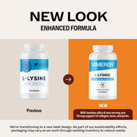 Thumbnail for Vimergy L-Lysine – Promotes Healthy Skin, Hair & Nails* – Supports Healthy Metabolism* – Vegan, Non-GMO & Gluten-Free – 270 Capsules