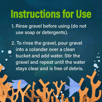 Thumbnail for Glofish Aquarium Gravel, Black with White Fluorescent, 5-Pound Bag