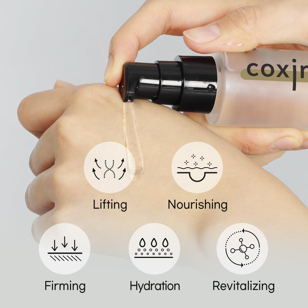 coxir INTENSIVE EGF PEPTIDES SERUM l EGF(Epidermal Growth Factor), Peptide, Niacinamide, Collagen l Firming l Korean Skincare (1.69 Fl Oz (Pack of 1))