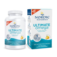 Thumbnail for Nordic Naturals Ultimate Omega, Lemon Flavor - 210 Soft Gels - 1280 mg Omega-3 - High-Potency Fish Oil with EPA & DHA - Promotes Brain & Heart Health - Non-GMO - 105 Servings