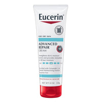 Thumbnail for Eucerin Advanced Repair Body Cream for Very Dry Skin, Fragrance Free Daily Body Moisturizer, 8 Oz Tube