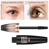 Thumbnail for 4D Silk Fiber Lash Mascara, Waterproof Long Lasting Mascara Black Volume and Length Natural, Exquisitely Full, Lengthening Thickening Softer Fuller Lashes Amplify Smudge-Proof Eyelash Mascaras,1 Pack