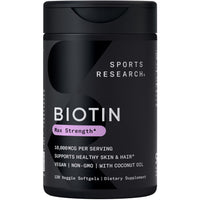 Thumbnail for Sports Research® Body Wellness Pack - Vegan Biotin 10,000 mcg (120 Softgels), Triple Strength Omega 3 Fish Oil 1250 mg (90 Softgels) and Vegan Vitamin D3 5000iu + K2 100mcg Mk7 (60 Softgels)