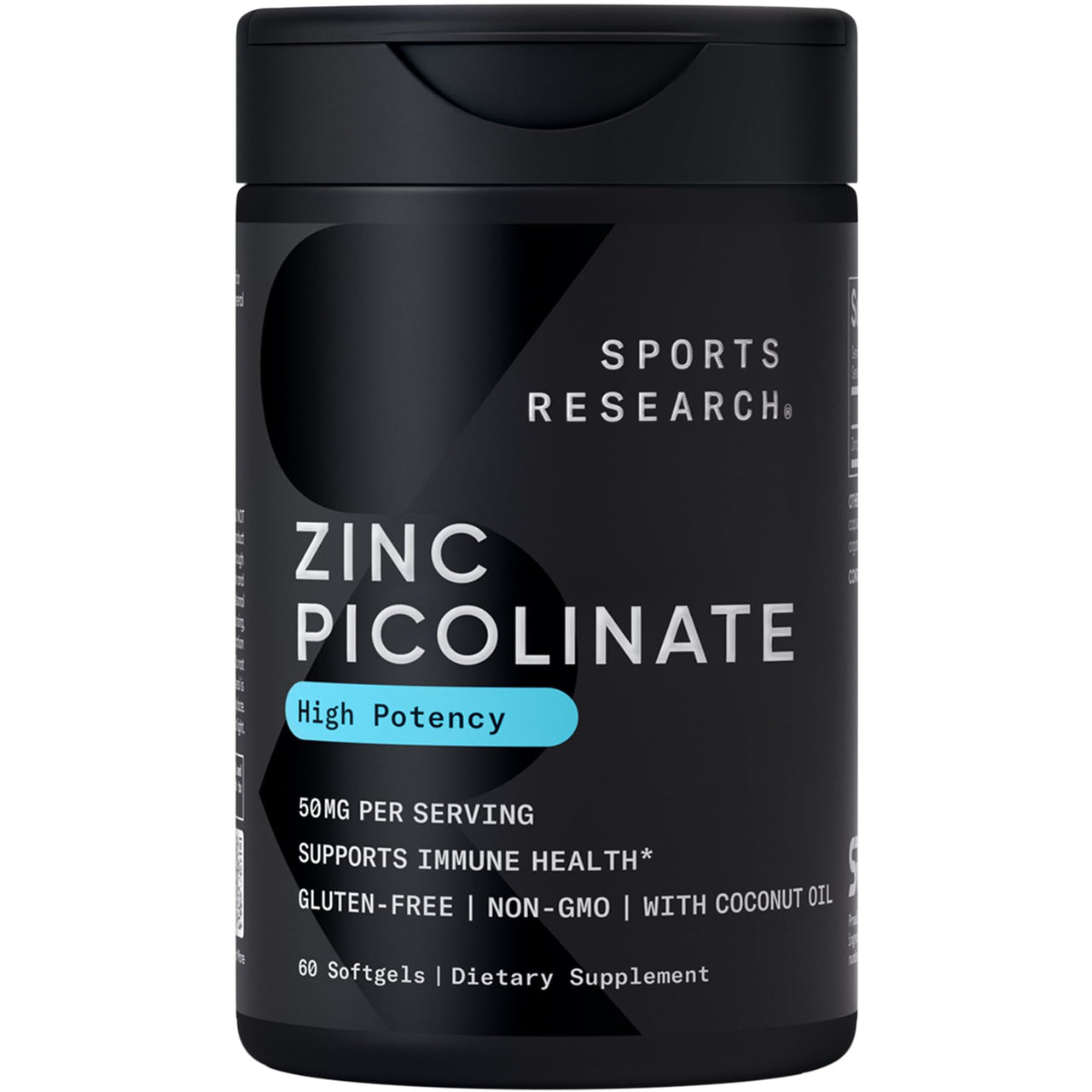 Sports Research® Multivitamin Pack - Highly Absorbable Zinc Picolinate 50mg, Vitamin D3 5000iu + K2 100mcg, and Alaskan Omega-3 Fish Oil 1250mg