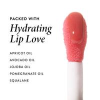 Thumbnail for LAURA GELLER NEW YORK Fine Shine Glossy Lip Oil, Glass Half Full - Hydrating Squalane - Clear Lip Gloss