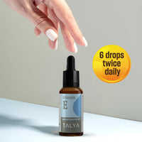 Thumbnail for TALYA Vitamin E Liquid Drops 0.34 fl.oz | Bone, Joint, Heart Health | for Scars & Skin | Glass Bottle with Dropper | Supplement, Non-GMO, Vegan