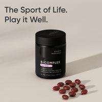 Thumbnail for Sports Research® Vitamin B-Complex - Full Spectrum of B Vitamins with Methylated B12 & Folate - Gluten Free · Plant-Based · Non-GMO · Vegan-Friendly Formula - 120 Veggie Softgels