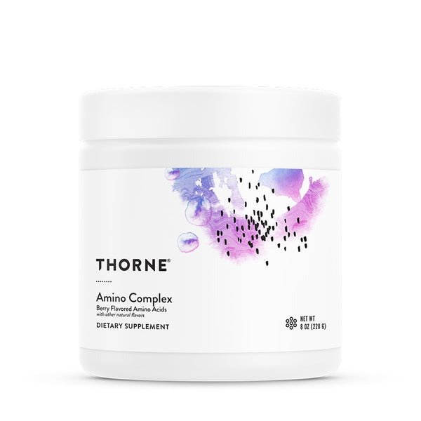 THORNE - Amino Complex - Clinically-Validated EAA and BCAA Powder for Pre or Post-Workout - Promotes Lean Muscle Mass & Exercise Recovery* - NSF Certified for Sport - 30 Servings - 8.0 Oz - Berry