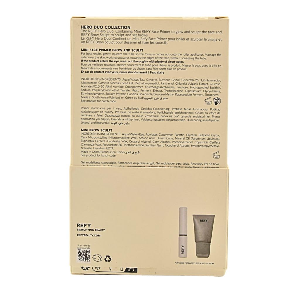 REFY Mini Brow Sculpt and Glow and Sculpt Primer Set