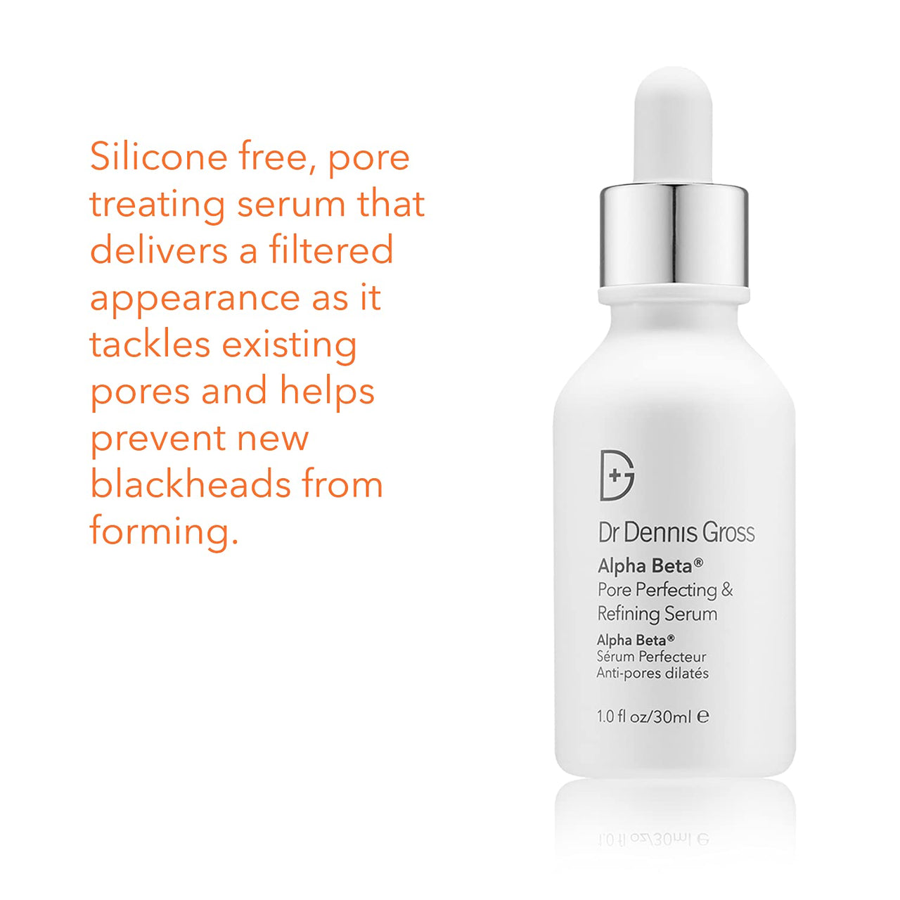Dr. Dennis Gross Alpha Beta® Pore Perfecting & Refining Serum: for Enlarged, Clogged Pores with Excessive Oil, 1.0 fl oz