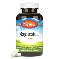 Thumbnail for Carlson Magnesium 350 mg Muscle Function & Nerve Health - 90 Capsules