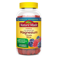 Thumbnail for Nature Made Magnesium Citrate Gummies–Men & Women Multivitamin (200mg per Serving, 120 Gummies)
