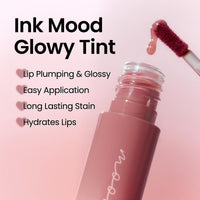 Thumbnail for Peripera Ink Mood Glowy Tint | Lip-Plumping, Naturally Moisturizing, Lightweight, Glow-Boosting, Long-Lasting, Comfortable, Non-Sticky, Mask Friendly, No White Film 033 ROSY WISH