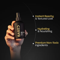 Thumbnail for BASED Sea Salt Spray, Natural Finish Sea Salt Spray for Hair, Volume & Texture, Infused with Kelp & Vitamin B5, Light & Non-Greasy, Paraben Free, No Drying Alcohols, 6.8 oz (Pack of 1)