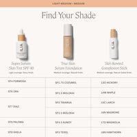 Thumbnail for ILIA - True Skin Serum Foundation | Non-Comedogenic, Cruelty-Free, Vegan, Weightless Feel, Buildable Coverage, Safe for Sensitive Complexion (Molokai SF2.5)