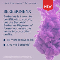Thumbnail for SOLARAY Berberine Phytosome - 9X Absorption and Easy-to-Digest - Standardized to 30% Berberine HCl - Vegan, Made Without Soy - 60-Day Guarantee - 30 Servings, 30 VegCaps