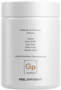 Thumbnail for Codeage GLP-1 Probiotic+ - Live Probiotics Akkermansia, Clostridium, Bifidobacterium, Chicory Inulin Probiotic, Prebiotics & Postbiotics Supplement - 500 Million AFU, 3-Month Supply - 90 Capsules