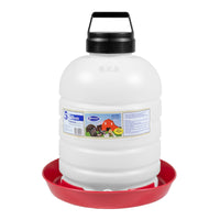 Thumbnail for FARM-TUFF Hanging Chicken Waterer, 5 Gallon Capacity - Plastic Poultry Fountain with Top Fill Design - Automatic Water Dispenser for Chickens, Ducks, Turkeys & Game Birds