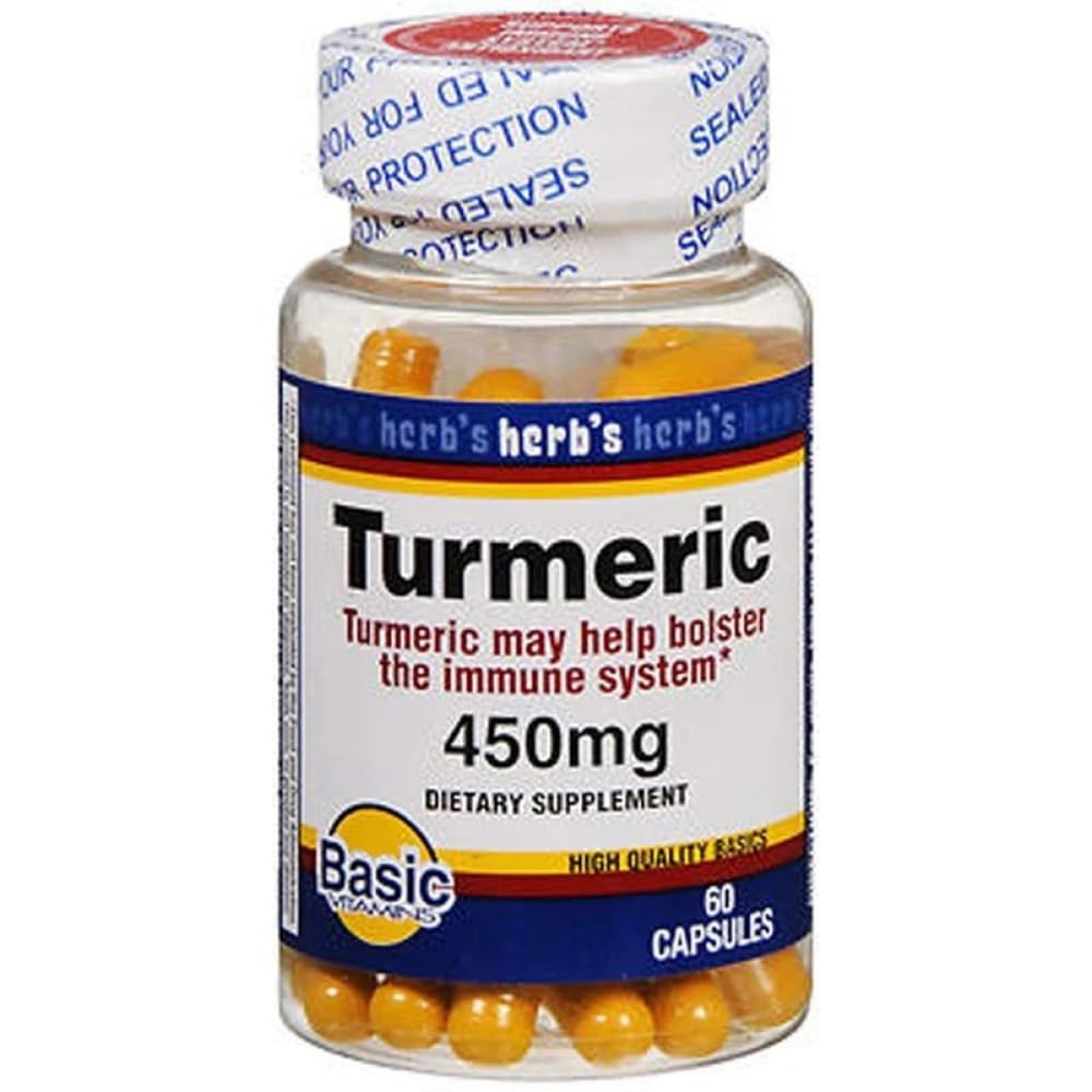 Basic Vitamin's Turmeric 450 Mg - 60 Capsules